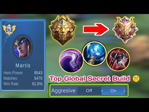 Martis Top 1 Global Secret Build 🔥😱 | Martis Best build 2023 | Martis Mobile legends | Mlbb