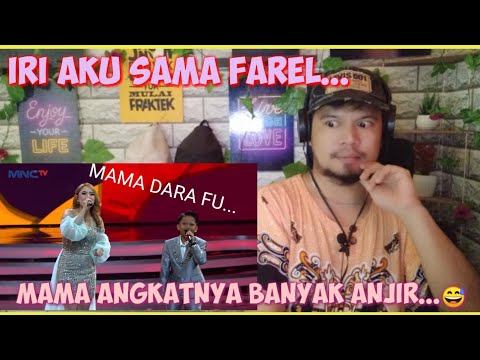 FAREL X DARA FU - KLEBUS | KONSER INUL X FAREL MNCTV | UJANG HALU REACTION