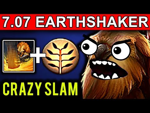CRAZY EARTHSHAKER - DOTA 2 PATCH 7.07 NEW META PRO GAMEPLAY