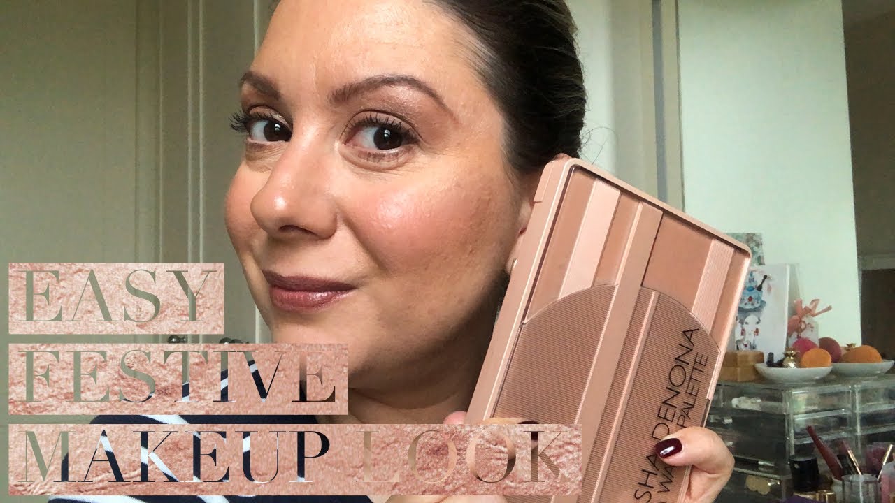 Really Easy Xmas Party Makeup Look