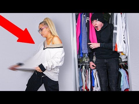 SPYING on my GIRLFRIEND for 24 HOURS!! ft. Saffron Barker **bad idea** Video