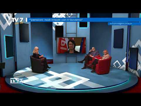 Tv7 con Voi del 24/11/2017 -  Pensioni nodi irrosolti con il Governo (3 di 3)
