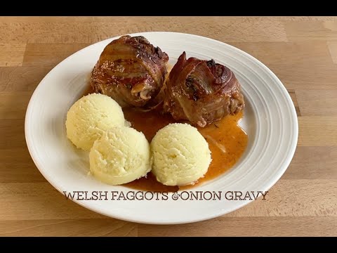 Welsh Faggots & Onion Gravy