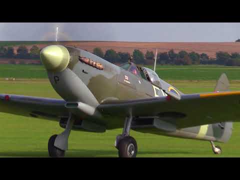 Flt Lt. Antony 'Parky' Parkinson Pre-Flight Check And Taxi in Spitfire Mk. HF-IXe TD314 “St. George”