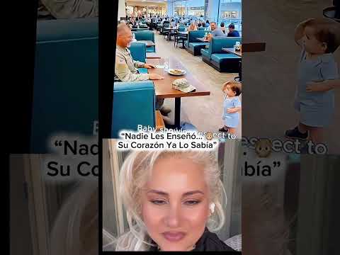 “Nadie Les Enseñó… Su Corazón Ya Lo Sabía” 👍 #BabyLove #LittleHeroes #militaryfamilyvlogs #viral