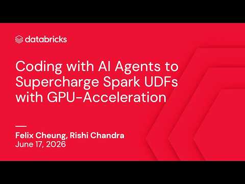 Watch: Coding with AI Agents to Supercharge Your Spark UDFs with GPU-Acceleration