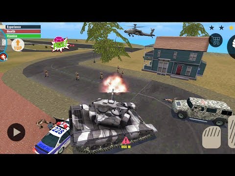 Real Gangster Crime(Real Hero Theft Army Tank and Fight Army Man)Fight on Road - Android Gameplay HD