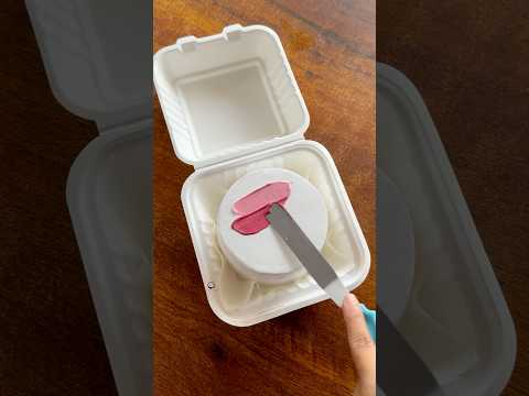 Pretty Bento cake in the making ❤️🤌🏻 #shorts #shortsfeed #cake