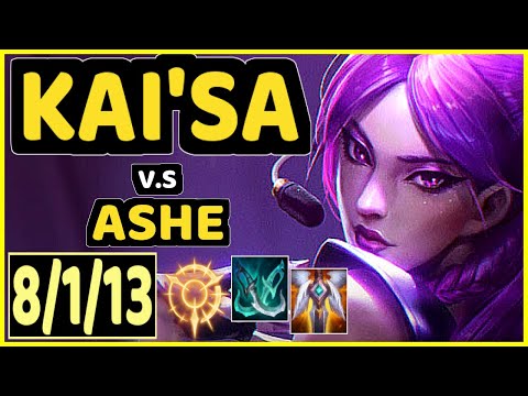 RULER (KAI'SA) vs ASHE - 8/1/13 KDA BOTTOM ADC CHALLENGER GAMEPLAY - KR