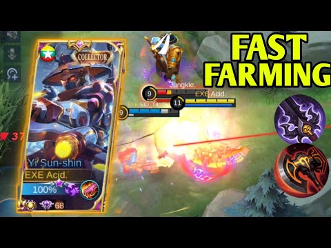 NEW ROTATION FAST FARMING YI SUN SHIN NEW PATCH/UPDATE | FAST FARM YSS 2022 | YSS MLBB