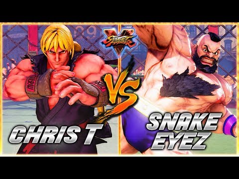 SFV AE 🔥 CHRIS T (Ken) vs SNAKE EYEZ (Zangief) | FT3 Set 🔥 SF5 TenSFV