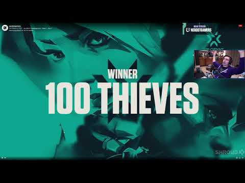 Shroud reacts to 100T win over XSET | Valorant Highlights