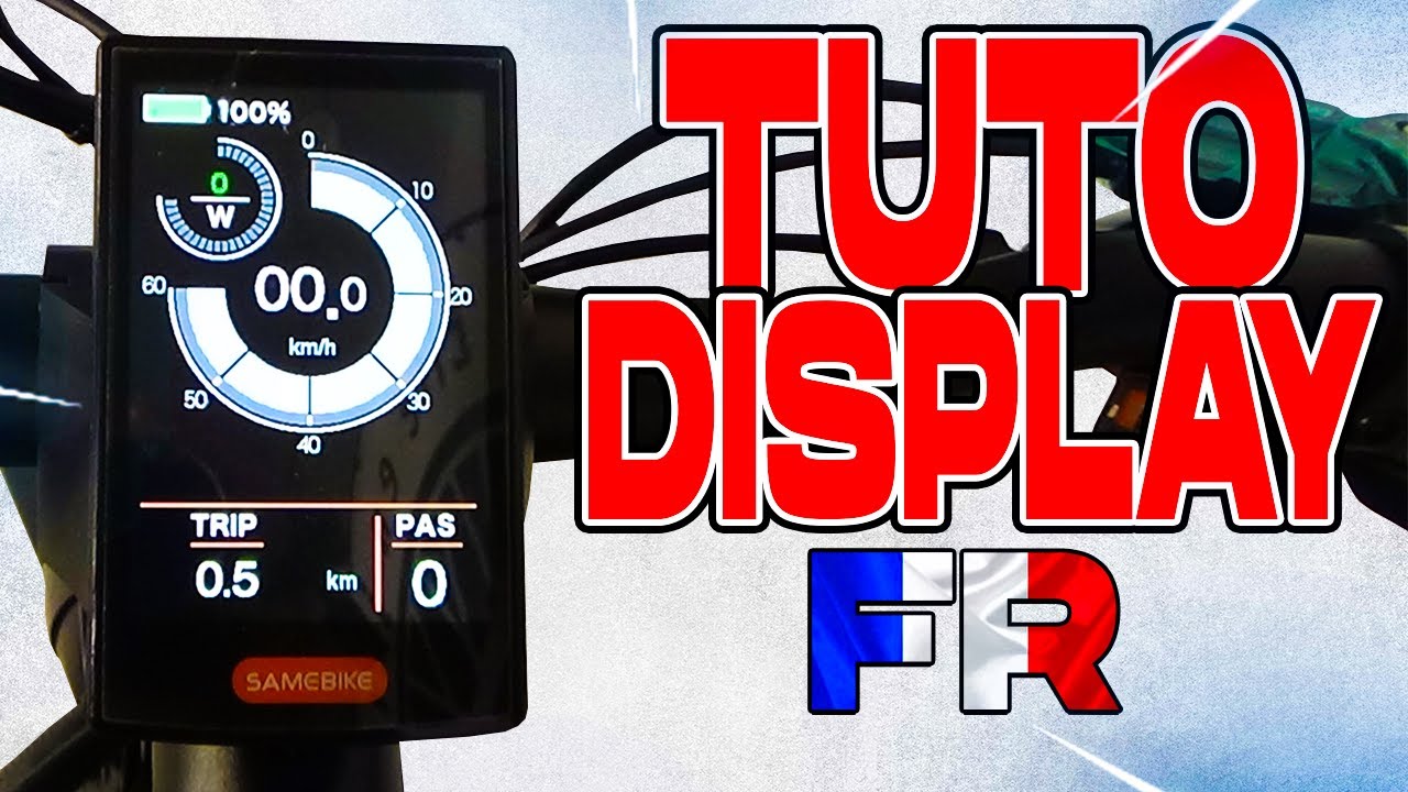 Vidéo sur l'écran du SAMEBIKE RS-A08 - Comment est-il présenté ?