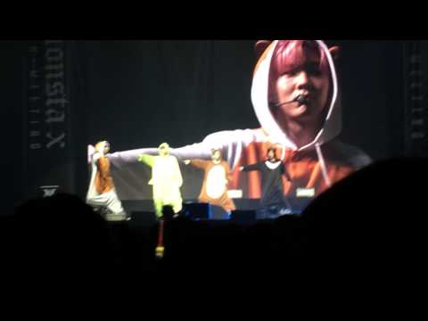 170107 MonstaX 1st Fanmeeting in Thailand - Me Gustas tu(GFriend), Dump Dump(RVV), Cheer up(Twice)