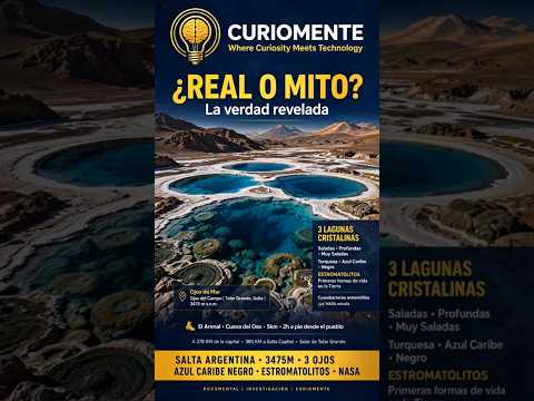 Los 3 OJOS AZULES del DESIERTO que Cambian a NEGRO y Estudia la NASA 😱 Salta