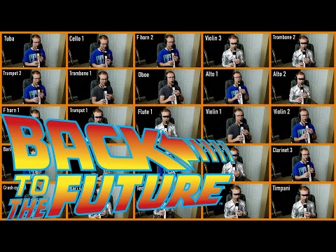Creating an entire orchestra with 1 instrument (Back To The Future Aerophone cover)