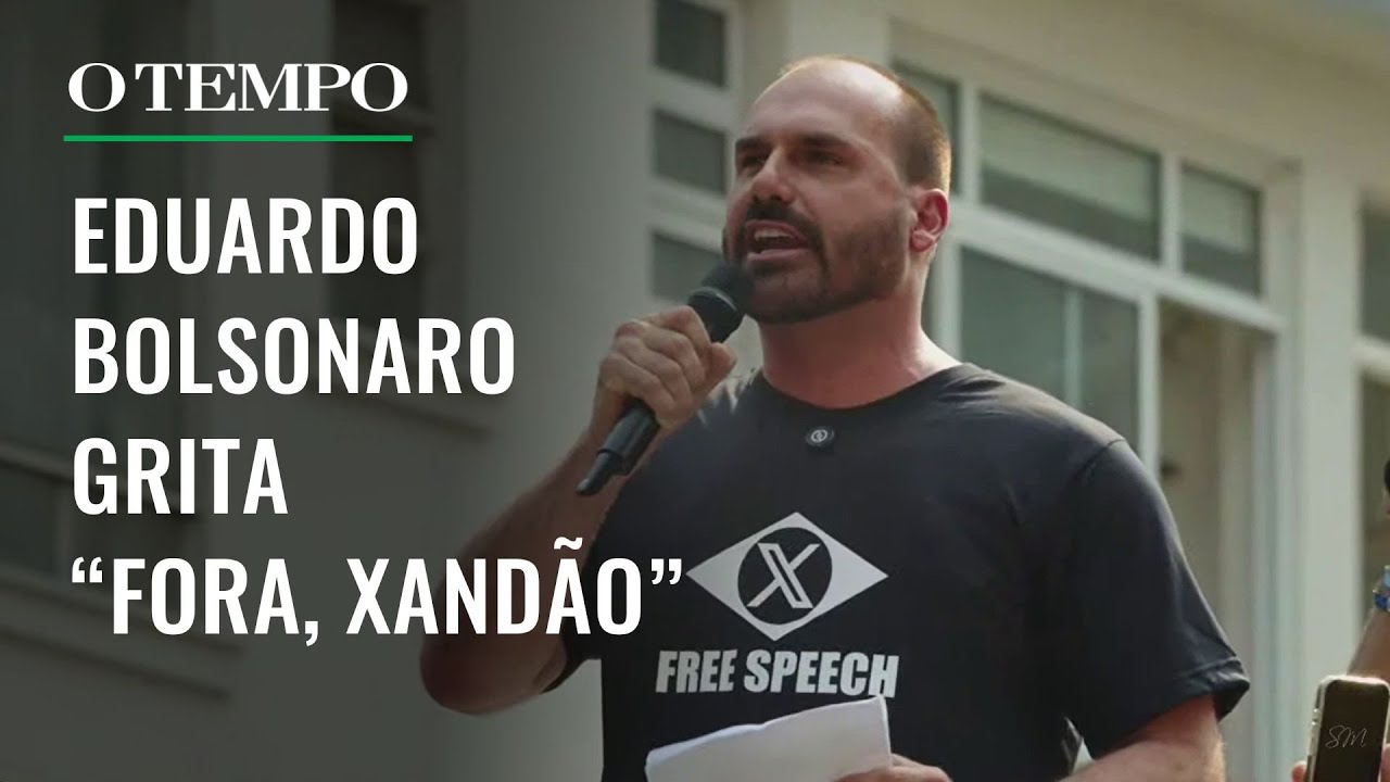 Eduardo Bolsonaro pede impeachment de Alexandre de Moraes e anistia a presos políticos