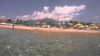 preview picture of video 'Stoupa, Greece Beach - Seaside view'