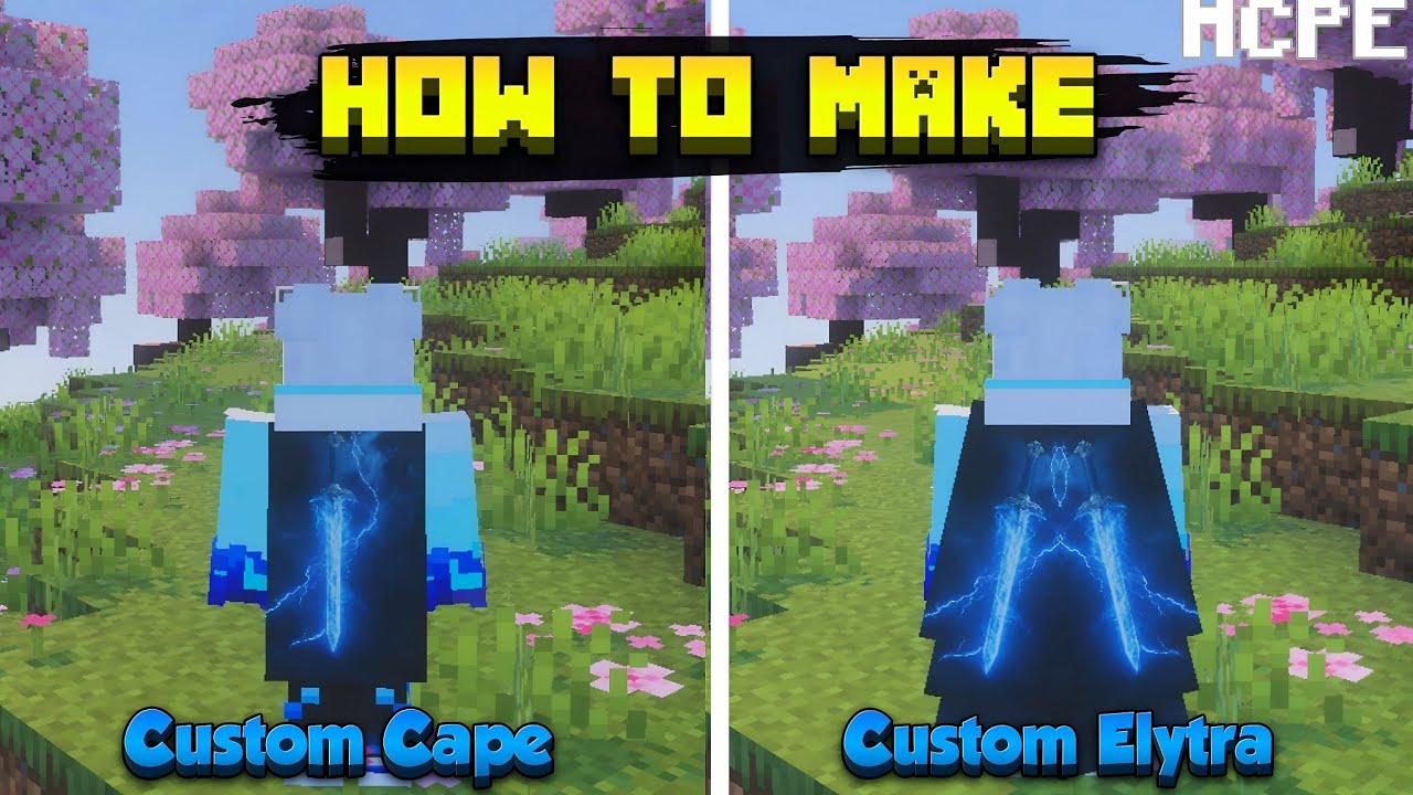 How to Make Animated Custom Cape in Minecraft PE (2025) | Easy Cape Mod Tutorial for MCPE