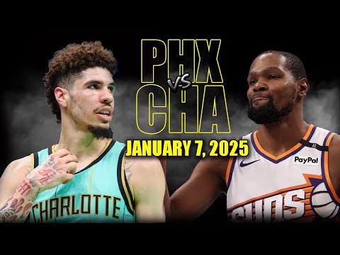 Phoenix Suns vs Charlotte Hornets Full Game Highlights - January 7, 2025 | NBA Regular Season