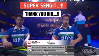 Download lagu FINAL MD..!! Markus Gideon/Kevin Sanjaya [1] VS Ko Sung Hyun/Shin Baek Cheol mp3