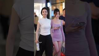beautiful girl street fashion tiktok #chinesefashion #mejoresstreetfashion #shorts