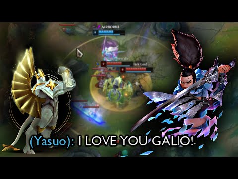 YASUO + GALIO BOTLANE = BROKEN DUO