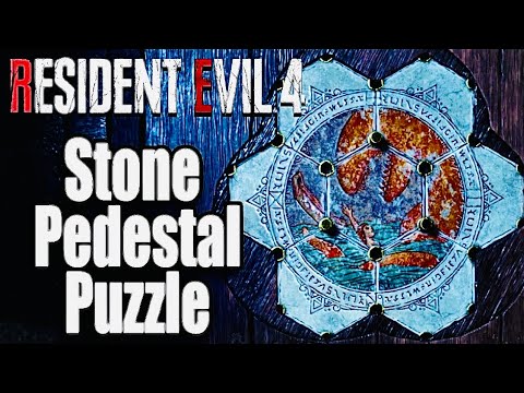 Resident Evil 4 - Stone Pedestal Puzzle Solution