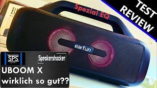 Earfun UBOOM X Test. Bester Bluetoothlautsprecher | Vergleich | UBoom X vs. soundcore vs. Tribit.