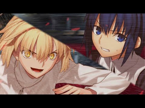 Tsukihime Remake [Official English] | Arcueid Vs Ciel Scene