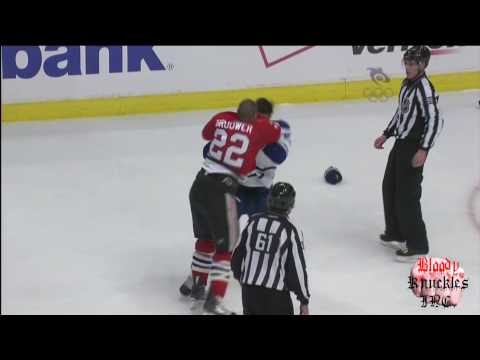 Luke Schenn Vs Troy Brouwer Nov 13 09 [HD]