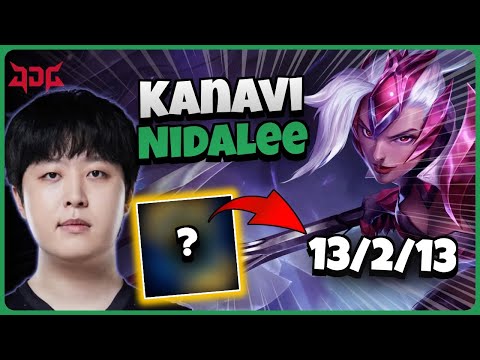JDG Kanavi Nidalee vs Lee Sin | 14.10