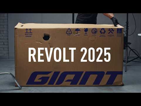 Giant Revolt 2025 - gravel crusher unboxing / tires / weight
