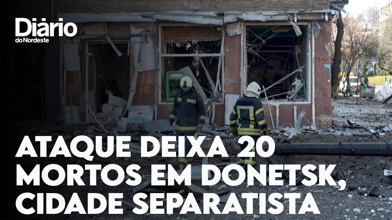 Imagem da notícia: Ataque em Donetsk, cidade separatista na Ucrânia, deixa 20 mortos