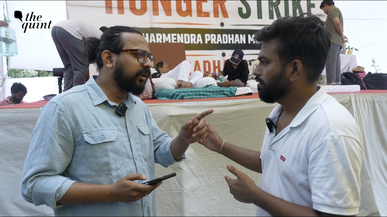 ‘They Call Every Protester a Terrorist’: Abhijeet Dipke Speaks Before Parliament March | The Quint