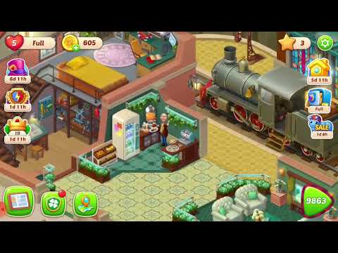 let's see my home|| homescapes || level 9863|| plz subscribe