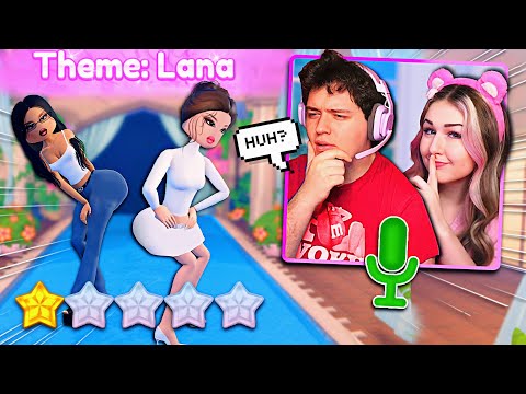 My Boyfriend VOICES OVER Me PLAYING Dress to Impress BUT I CONFUSE Him The WHOLE TIME... | ROBLOX