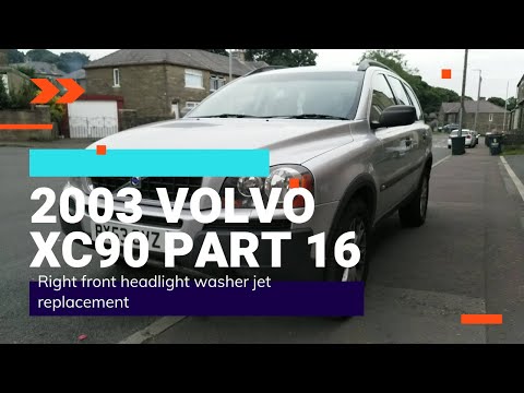 I BROKE my right front headlight washer jet - 2003 Volvo XC90 Part 16