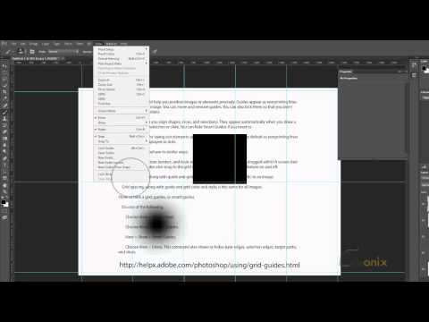 Adobe Photoshop Tutorial 39 - Grids, Guides and Smart Guides