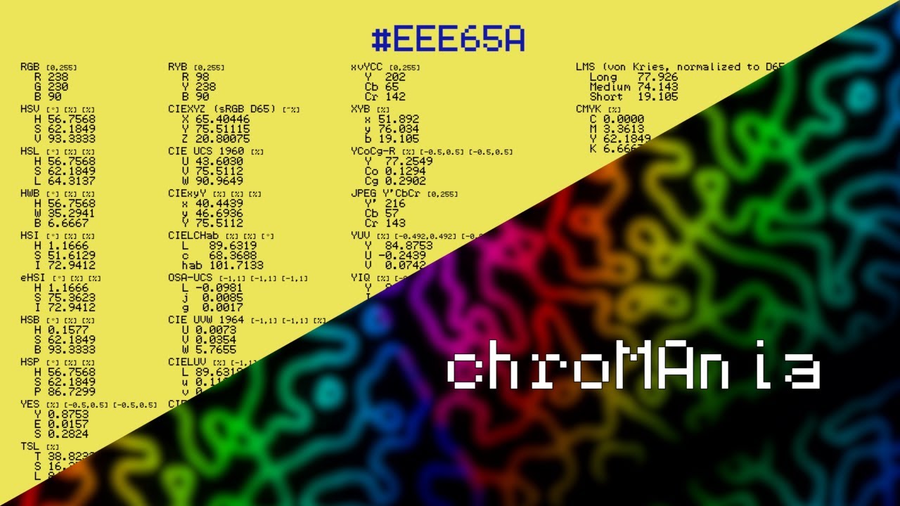 Color #EEE65A - Pineapple High