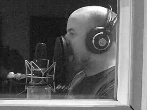 René does a clean vocal take...