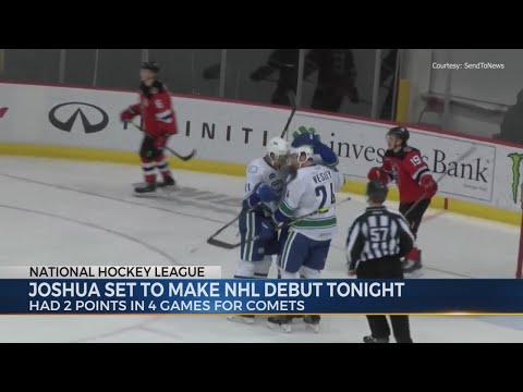 Dakota Joshua Makes NHL Debut
