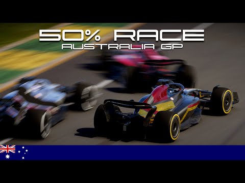 AMAZING STRATEGY GIVES US HOPE | F1 23 AUSTRALIA 50% RACE