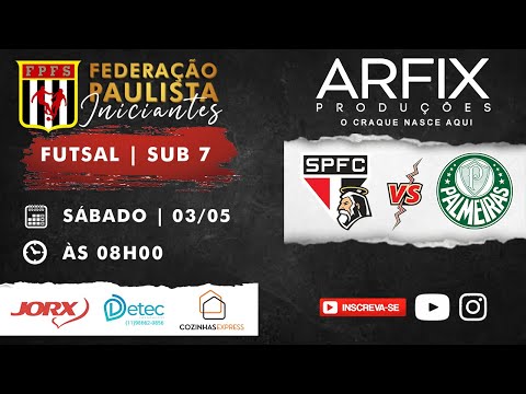 SÃO PAULO x PALMEIRAS - FUTSAL | SUB 7 (FHD)