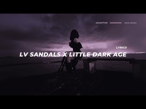 LV Sandals x Little Dark Age (Lyrics) tiktok mashup | MGMT x EsDeeKid, Fakemink & Rico Ace