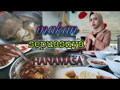 Makan di Hanamasa ambil sepuasnya, sampai perut hampir jebol 😂👍