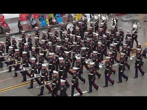 The United States Marine Corps West Coast Composite Band | 2026 Rose Parade | ReaganVFilms Media
