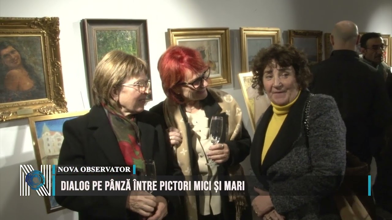 DIALOG PE PÂNZĂ ÎNTRE PICTORI MICI ȘI MARI