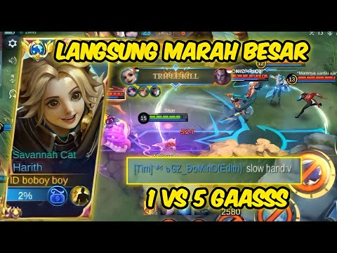Masih EARLY Dikatain SlowHand !? MID GAME LANGSUNG KASIH PAHAM !! Top Global Harith - Mobile Legends