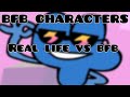 Bfb Characters Real Life Vs Bfb